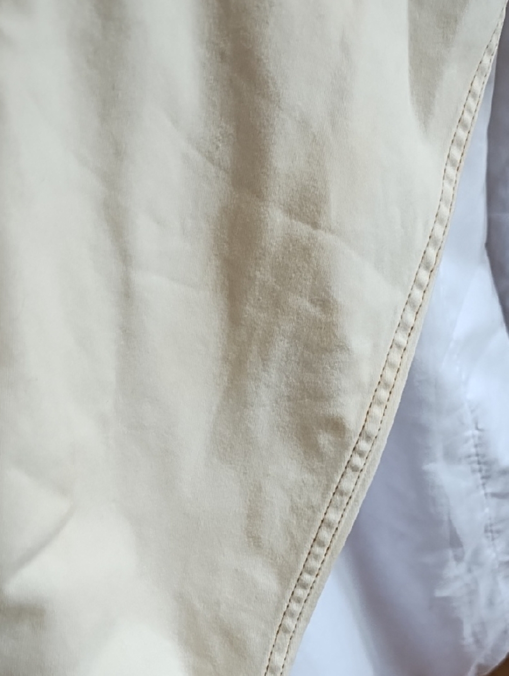wild fang Cream Short-Sleeve Utility Jumpsuit Romper - Picture 3 of 7
